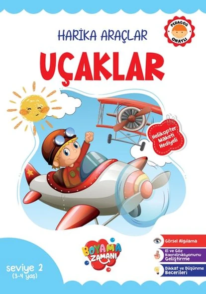 Harika Araçlar – Uçaklar Seviye 2 (3-4 Yaş) ürün görseli
