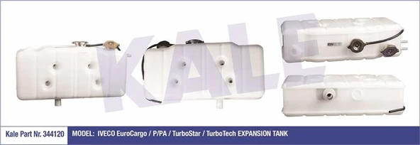 İveco Truck Genlesme Tankı İveco Eurocargo / P / Pa / Turbo Star / Turbo Tech (kapaklı) - Kale 344120 ürün görseli