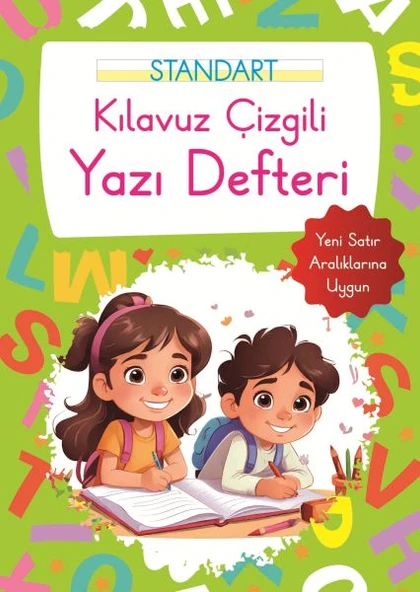 Kılavuz Çizgili Yazı Defteri Büyük Boy - Yeşil ürün görseli