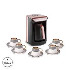 Karaca Hatır Köz Türk Kahve Makinesi Rosegold - Resim 2