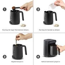 Karaca Hatır Köz Türk Kahve Makinesi Rosegold - Resim 5