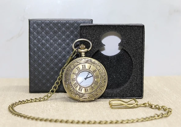 Özel Kutulu Antik Köstekli Saat Alk4668 ürün görseli 1