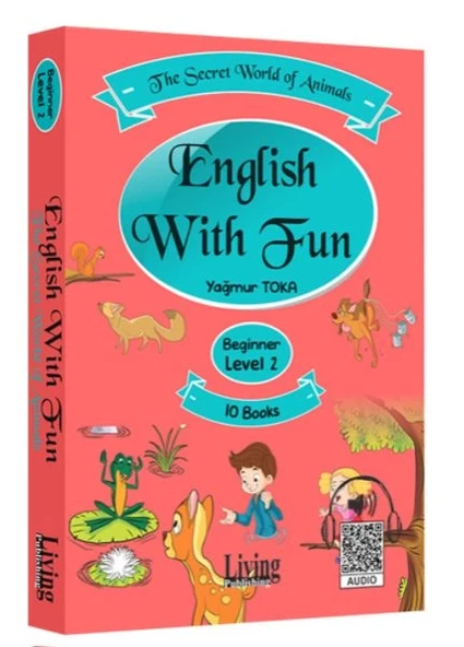 English With Fun Level 2 - 10 Kitap - The Secret World Of Animals ürün görseli