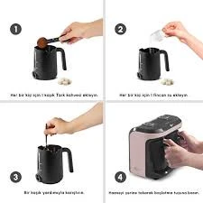 Karaca Hatır Hüp Düet Aroma İkili Türk Kahve Makinesi Soft Cream - Resim 3