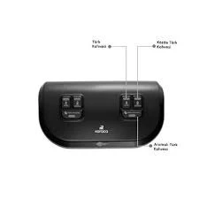 Karaca Hatır Hüp Düet Aroma İkili Türk Kahve Makinesi Space Gray - Resim 4