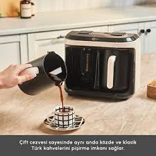 Karaca Hatır Hüp Düet Aroma İkili Türk Kahve Makinesi Soft Cream - Resim 2