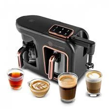 Karaca Hatır Plus Barista Steel 6 in 1 Konuşan Latte Cappuccino ve Közde Türk Kahve Makinesi Black Copper ürün görseli