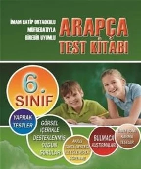 6. Sınıf Arapça Test Kitabı  İmam Hatip Lisesi Müfredatıyla Birebir Uyumlu ürün görseli