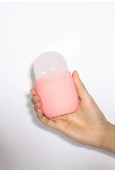 Silikon Buz Rulosu Buz Topu Kalıbı Yüz Buz Uygulama Masajı Cilt Bakım Kalıbı EVV-83572 - Resim 2