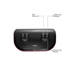 Karaca Hatır Hüp Düet Aroma İkili Türk Kahve Makinesi Imperial Red - Resim 4