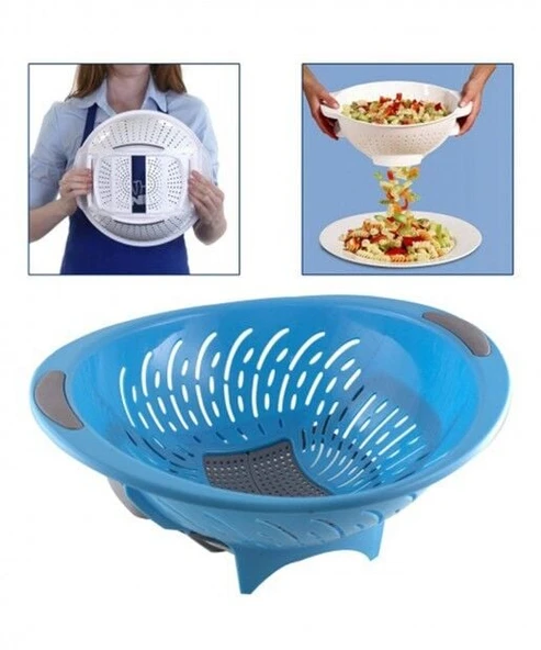 Makarna Süzgeci - Akıllı Makarna Süzgeci EVV-10344Y - Resim 4