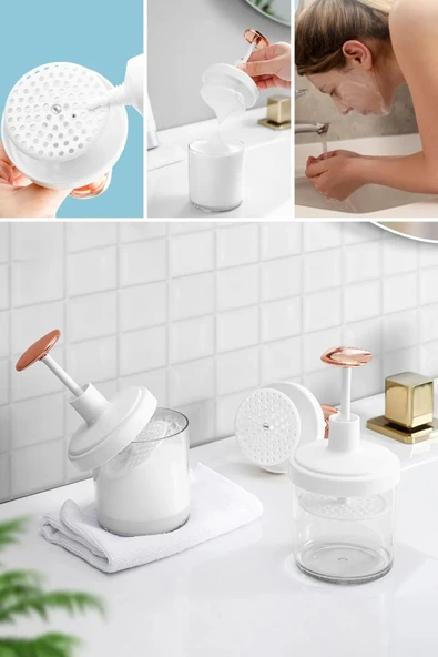 Yüz Yıkama Köpüğü Makinesi-Taşınabilir Krem Köpük Makinesi - Cilt Bakım EVV-87095 ürün görseli 1