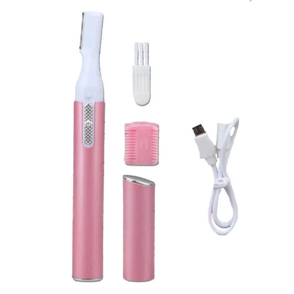 Şarjlı - Bayan Kaş ve Bıyık Alma Makinesi - Yüz Tüy Alıcı Şekillendirici EVV-3370YS - Resim 2