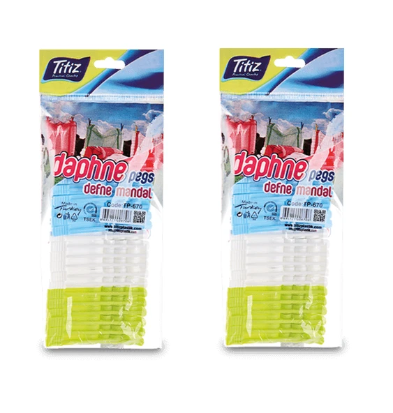 48 Adet Mandal Seti Defne EVV-80760Y48 - Resim 2