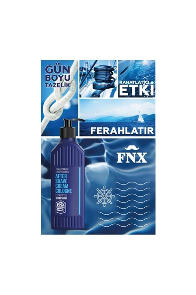 FNX After Shave Tıraş Sonrası Krem Kolonya 400 Ml Okaliptus Mavi - 2