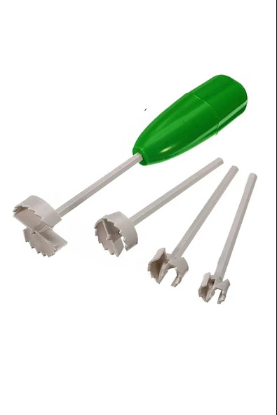 4 Başlıklı Oyma Seti Sebze Patlıcan Patates Kabak Oyacağı EVV-82550 ürün görseli