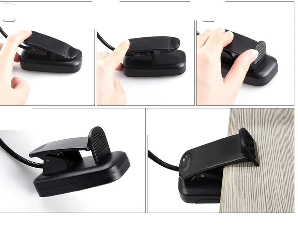 Çok Fonksiyonlu Uzun Ömürlü 5 Led Mandallı Akrobat Lamba EVV-81973 ürün görseli 1