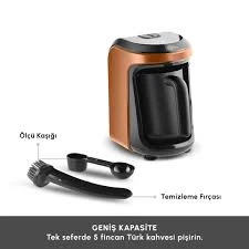 Karaca Hatır Hüps Aroma Sütlü Türk Kahve Makinesi Bronze - Resim 2