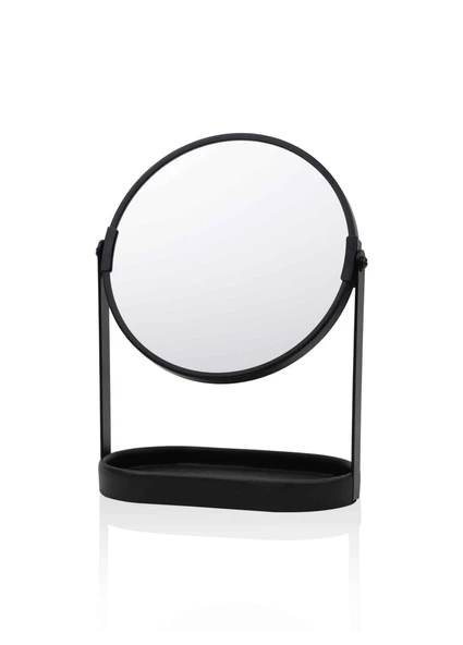 The Mia Marble Makyaj Aynası Siyah 18x10x25 cm ürün görseli 1