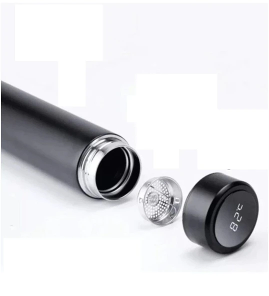 Dijital Sıcaklık Göstergeli Renkli Çelik Termos - 500 ML EVV-82085 - Resim 2
