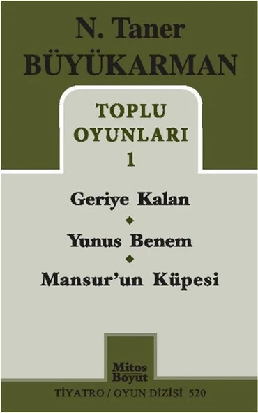 Toplu Oyunları 1 / Geriye Kalan - Yunus Benem - Mansur'un Küpesi ürün görseli