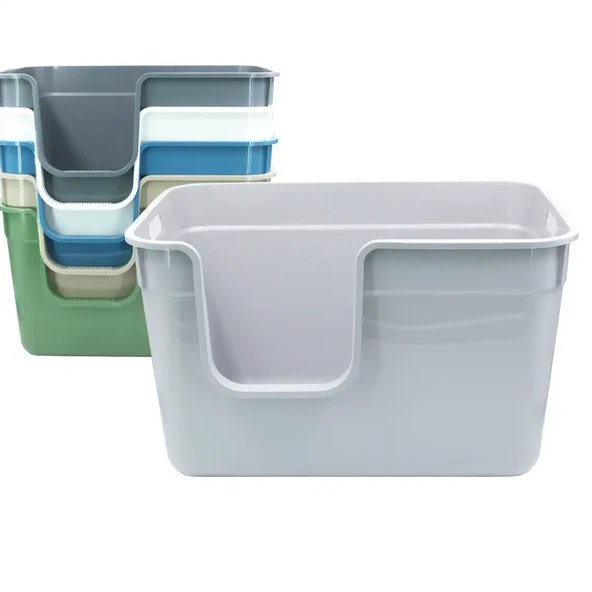 Tanos Dekoratif Büyük Yarı Kapalı Kedi Tuvaleti - 3