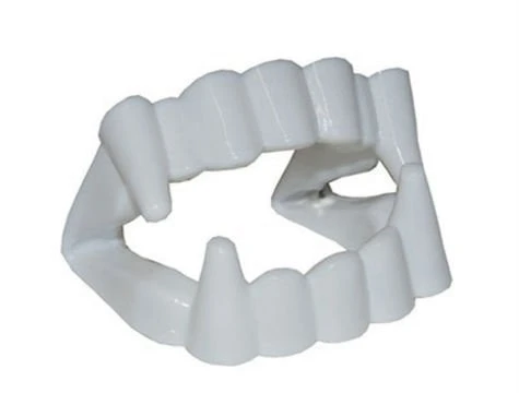 Drakula Vampir Dişi - Beyaz EVV-7215 - Resim 3