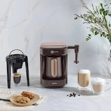Karaca Hatır Barista Latte ve Türk Kahve Makinesi Walnut Brown - Resim 2