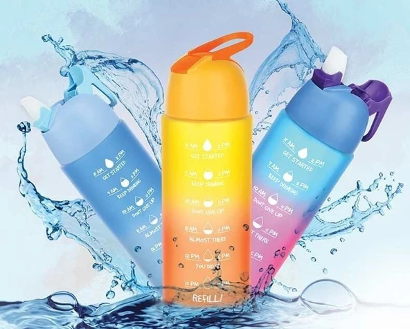 Quick Motivasyonel Matara 500 ml - 16,9 oz EVV-TPTP637 ürün görseli 1