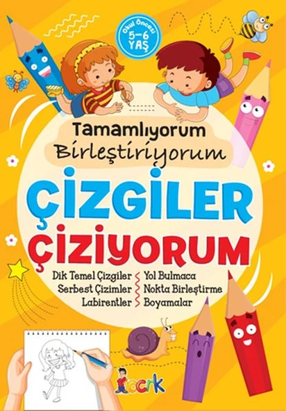 Çizgiler Çiziyorum - Tamamlıyorum Birleştiriyorum ürün görseli 1
