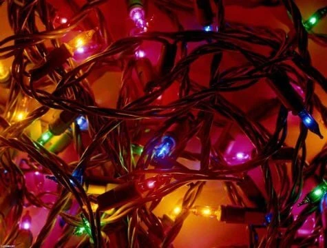 30 Ledli Pirinç Renkli Yılbaşı Ağacı Işığı EVV-5543 - Resim 2