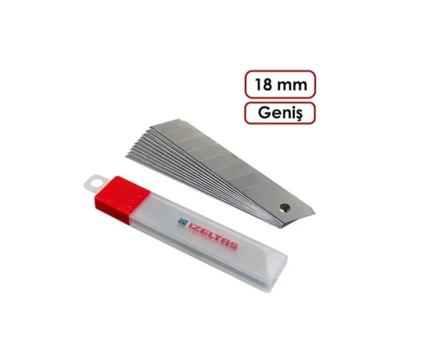 İzeltaş Pro Maket Bıçağı Yedek Bıçak 18mm-İZELTAŞ 14000005088 ürün görseli