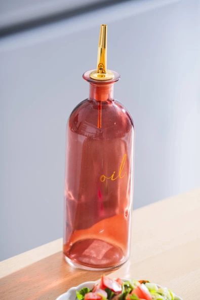 Acar 7939 Pierre Cam Yağdanlık 500 Ml - Red - 1