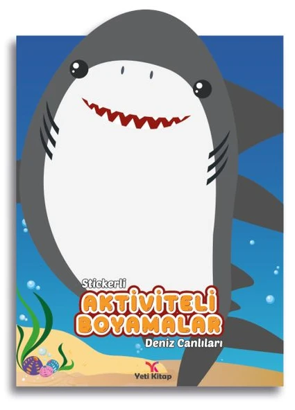 Stickerli Aktivite ve Boyamalar Deniz Canlıları ürün görseli