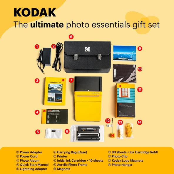 Kodak Dock ERA 10x15 Fotoğraf Yazıcısı + Aksesuar Paketi - 5