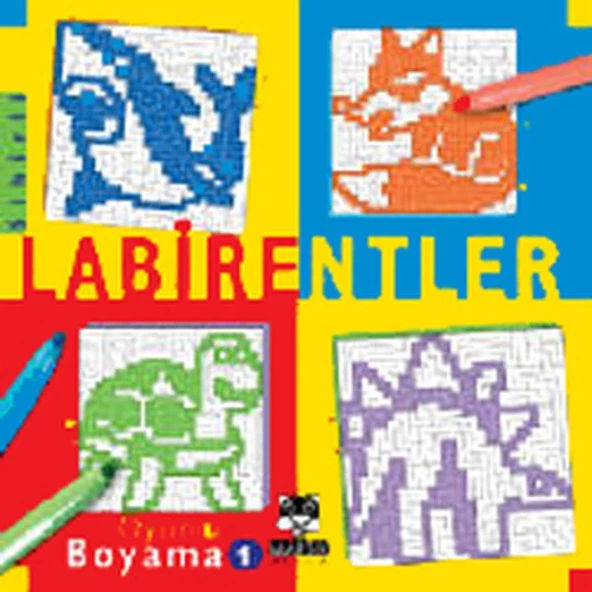 Marsık Labirentler-Oyunlu Boyama ürün görseli