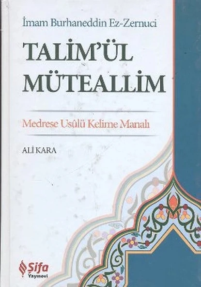 Talim'ül Müteallim ürün görseli