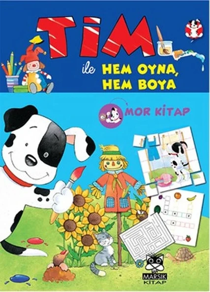 Tim ile  Hem Oyna Hem Boya (Mor Kitap) ürün görseli