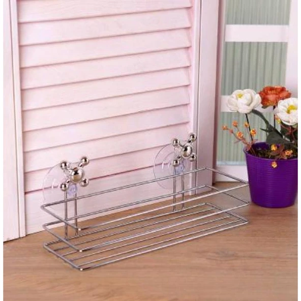 Banyo Organizeri - Çok Amaçlı Dörtgen Vantuzlu - 14