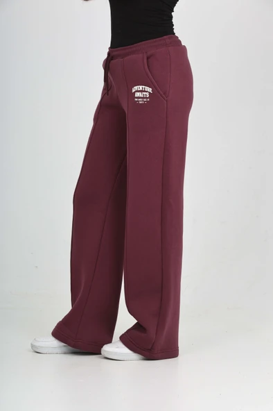 Toontoy Kız Çocuk Bol Paça Baskılı Eşofman Alt - 10