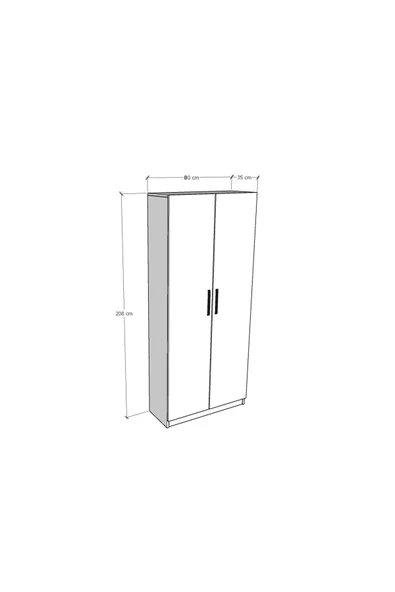 Sonamo Modern Dolaplı Çalışma Masası Kitaplıklı Raflı Bilgisayar Ofis Ders Çalışma Yemek Masası  Antrasit - Resim 4