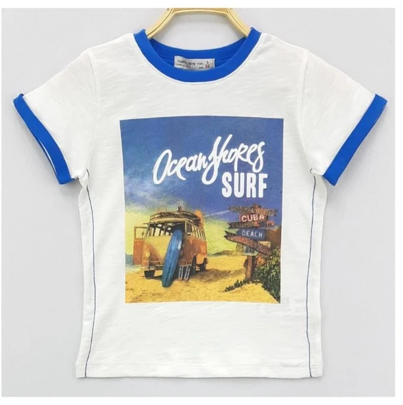 Toontoy Erkek Çocuk Surf Baskı Tişört - 2
