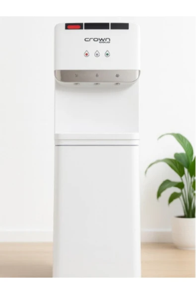 Crown Gold 3 Musluklu Sıcak, Soğuk Su Sebili – Dolaplı, Yüksek Kapasiteli, Hızlı Soğutma & Isıtma - Resim 5