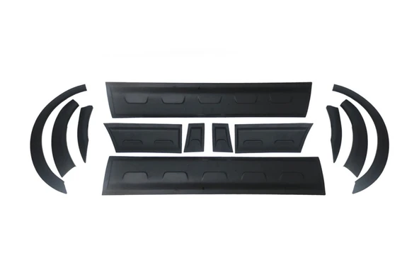 Ford Transit Kısa Şase Çamurluk ve Kapı Dodik Set 12 Parça Abs 2000-2006 Arası - Resim 2