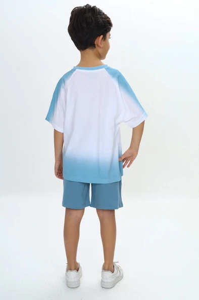 Toontoy Erkek Çocuk Garni Detaylı Şortlu Takım - Resim 3