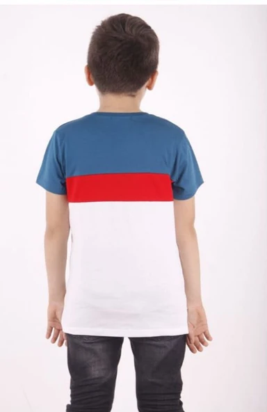 Toontoy Erkek Çocuk Worldwıde Yazı Baskılı Tişört - Resim 4