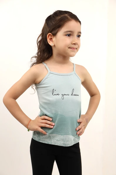 Toontoy Kız Bebek Baskılı Atlet - 3