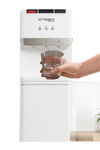 Crown Gold 3 Musluklu Sıcak, Soğuk Su Sebili – Dolaplı, Yüksek Kapasiteli, Hızlı Soğutma & Isıtma - Resim 2