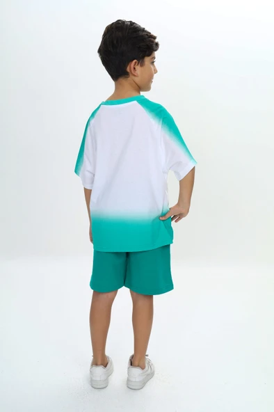 Toontoy Erkek Çocuk Garni Detaylı Şortlu Takım - Resim 9