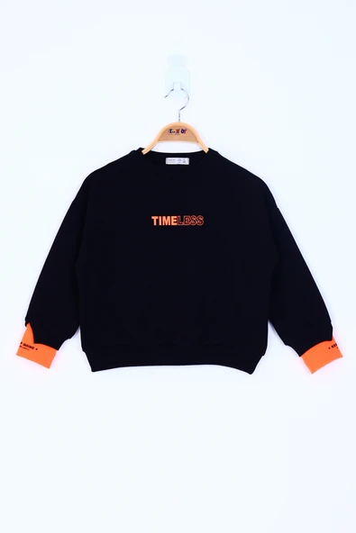 Toontoy Kız Çocuk Timeless Baskılı Sweatshirt - Resim 10